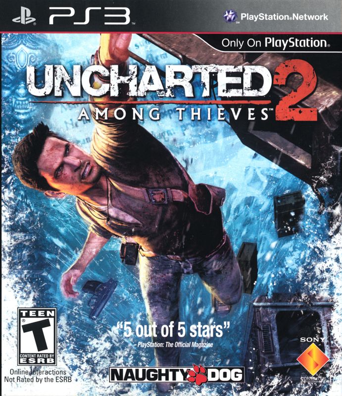 Uncharted 2: Among Thieves box art for Playstation 3